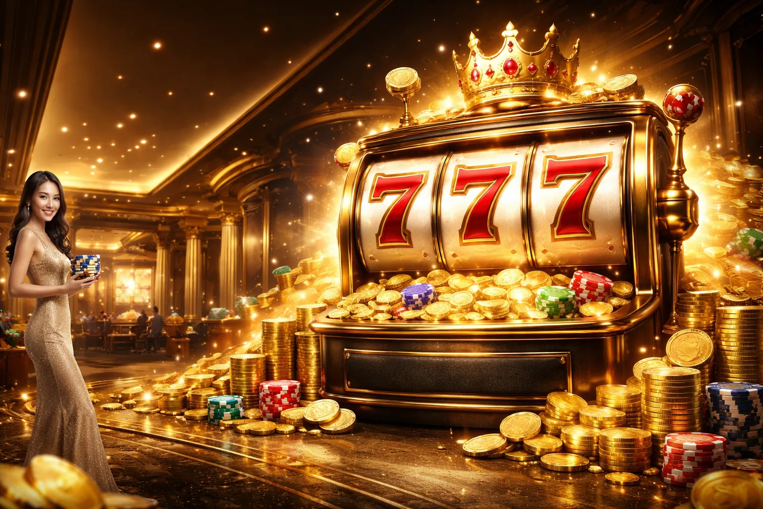 Trải nghiệm trò chơi Slot trên ứng dụng Thabet88